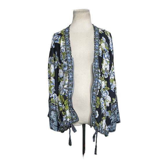 Free People Wildflower Cinched Kimono Jacket Size XS/S - Picture 5 of 12